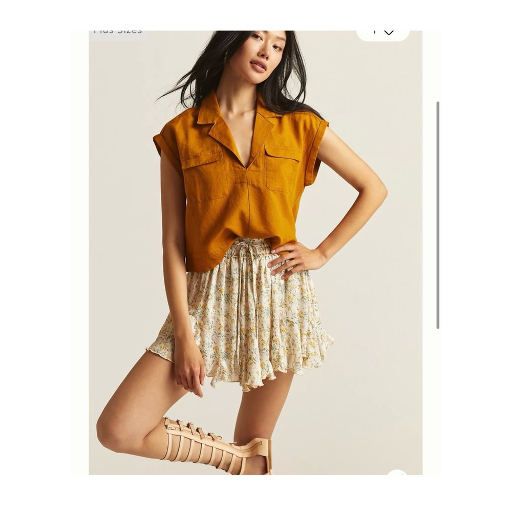 Anthropologie Cropped Utility Pullove